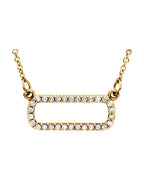 Colar Geométrico em Ouro 14k com Diamantes Naturais – Modelo 9