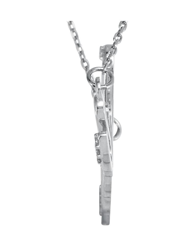 Colar "Love" Cravejado em Ouro 14k com Diamantes Naturais