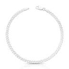 Pulseira de Prata 925 em Malha Groumet