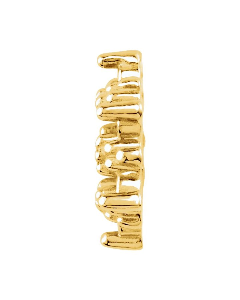 Jaqueta para Brinco Halo em Ouro 14k com Diamantes Naturais – Modelo 21