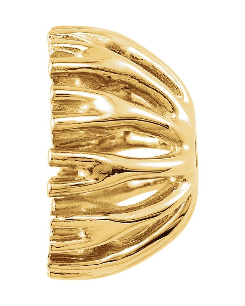 Jaqueta para Brinco Halo em Ouro 14k com Diamantes Naturais – Modelo 20