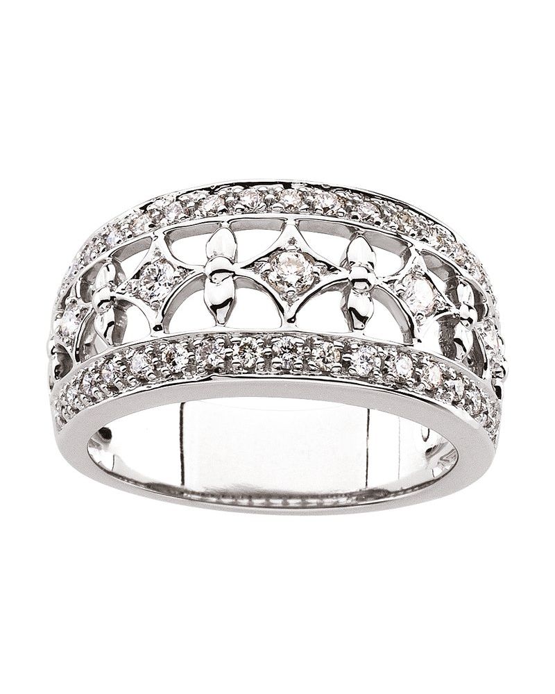 Anel Cravejado em Ouro 14k com Diamantes Naturais – Modelo 11