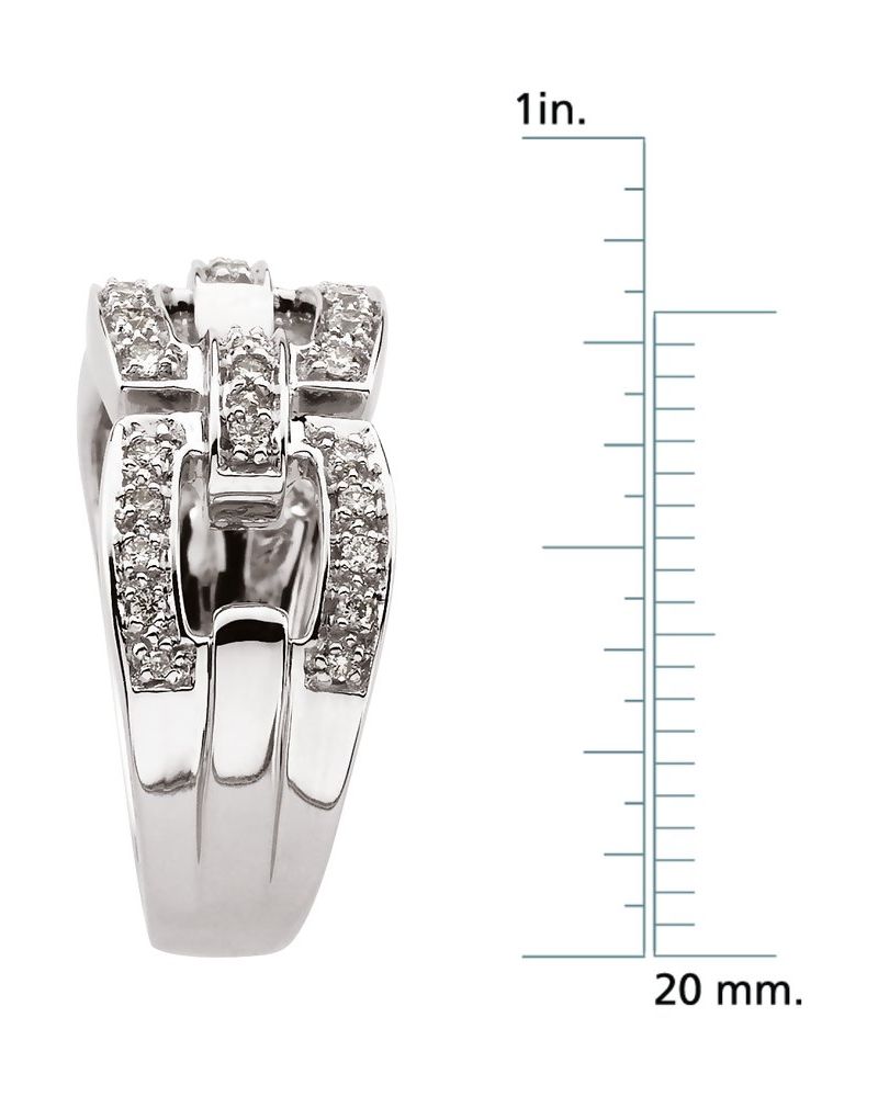 Anel Elos Cravejado em Ouro 14k com Diamantes Naturais