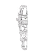 Pingente Cruz Cravejado em Ouro 14k com Diamantes Naturais – Modelo 22