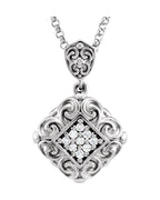 Colar Escultural em Ouro 14k com Diamantes Naturais