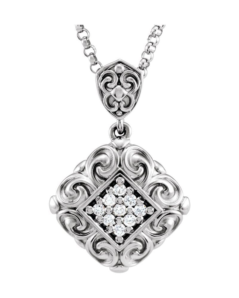 Colar Escultural em Ouro 14k com Diamantes Naturais