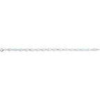 Pulseira riviera opala branca – Ouro Branco 14k