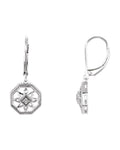 Brinco Granulado Filigrana em Ouro 14k com Diamantes Naturais – Modelo 4