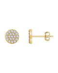 Brinco Cluster em Ouro 14k com Diamantes Naturais – Modelo 4