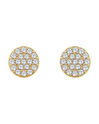 Brinco Cluster em Ouro 14k com Diamantes Naturais – Modelo 4