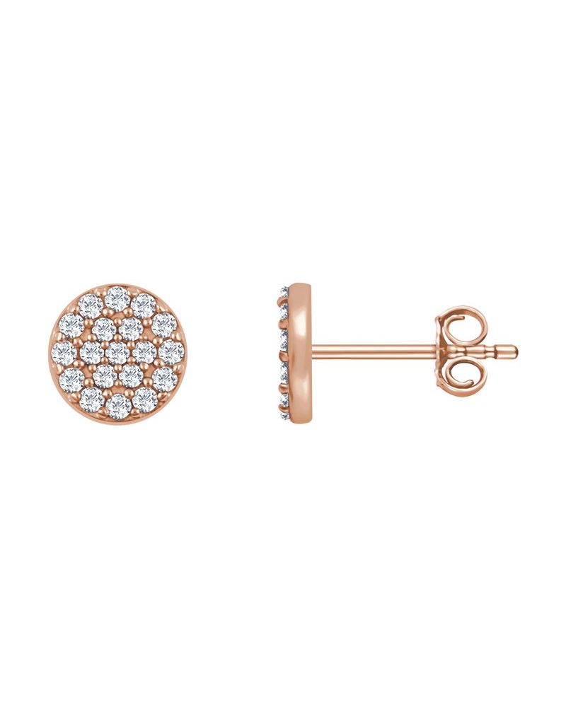 Brinco Cluster em Ouro 14k com Diamantes Naturais – Modelo 4