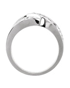 Anel Entrelaçado em Ouro 14k com Diamantes Naturais – Modelo 29