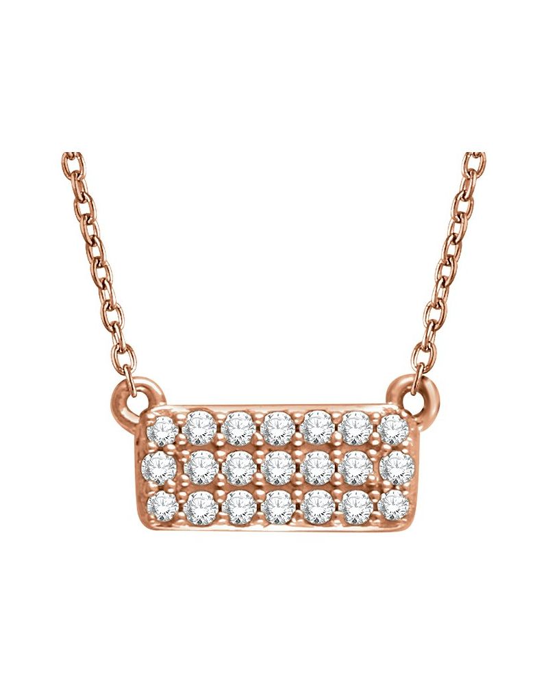 Colar Cluster em Ouro 14k com Diamantes Naturais – Modelo 8