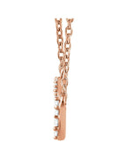 Colar Cluster em Ouro 14k com Diamantes Naturais – Modelo 8
