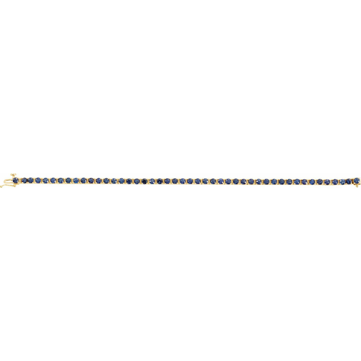 Pulseira riviera safira – Ouro Amarelo 14k
