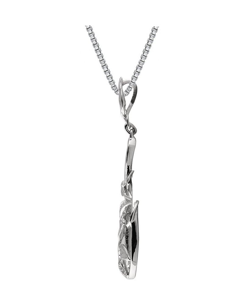 Colar Floral Cravejado em Ouro 14k com Diamantes Naturais – Modelo 2