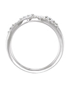 Anel Entrelaçado em Ouro 14k com Diamantes Naturais – Modelo 11