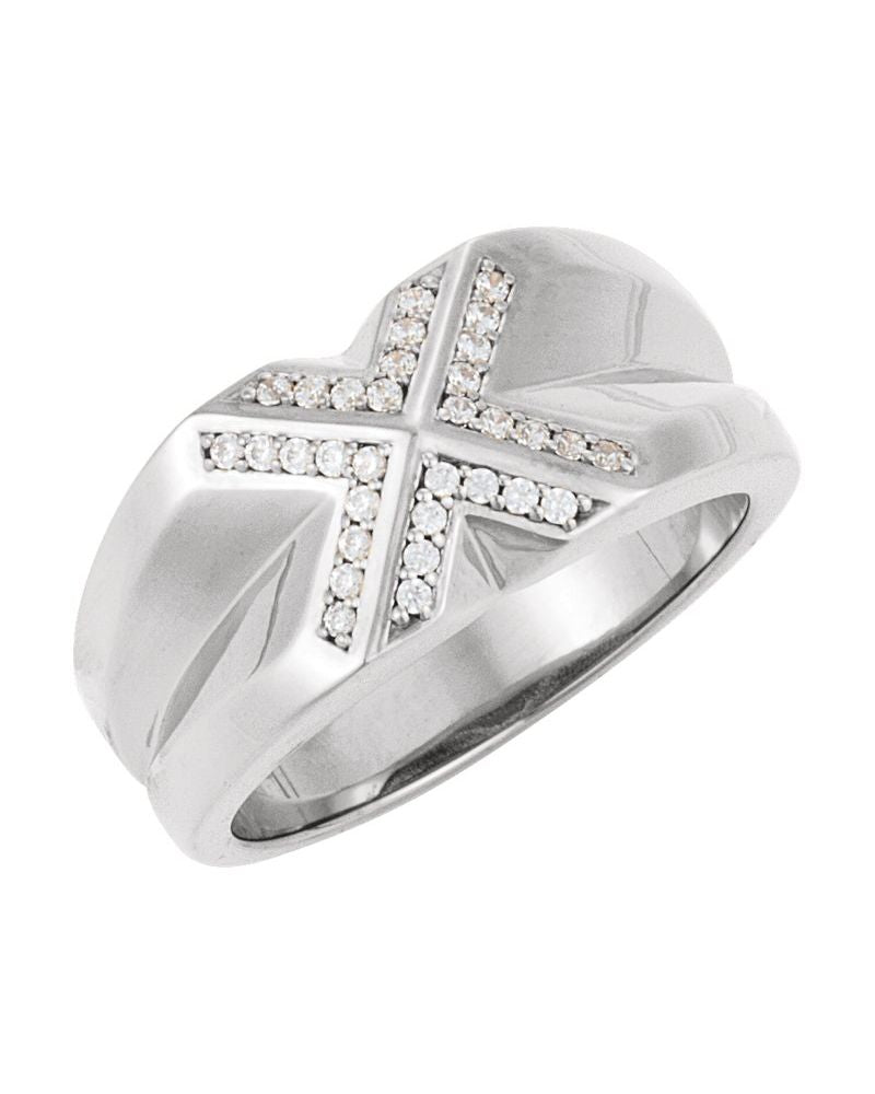 Anel Cravejado em Ouro 14k com Diamantes Naturais – Modelo 27