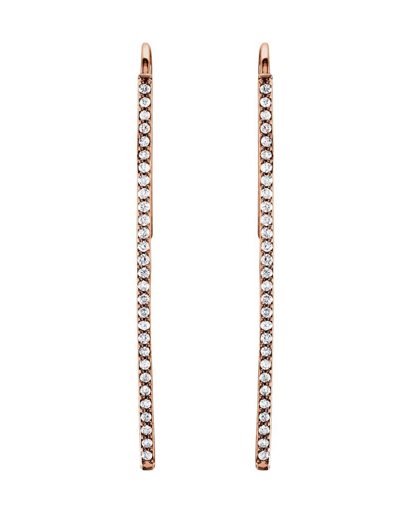 Brinco Barra em Ouro 14k com Diamantes Naturais – Modelo 5