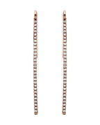 Brinco Barra em Ouro 14k com Diamantes Naturais – Modelo 5
