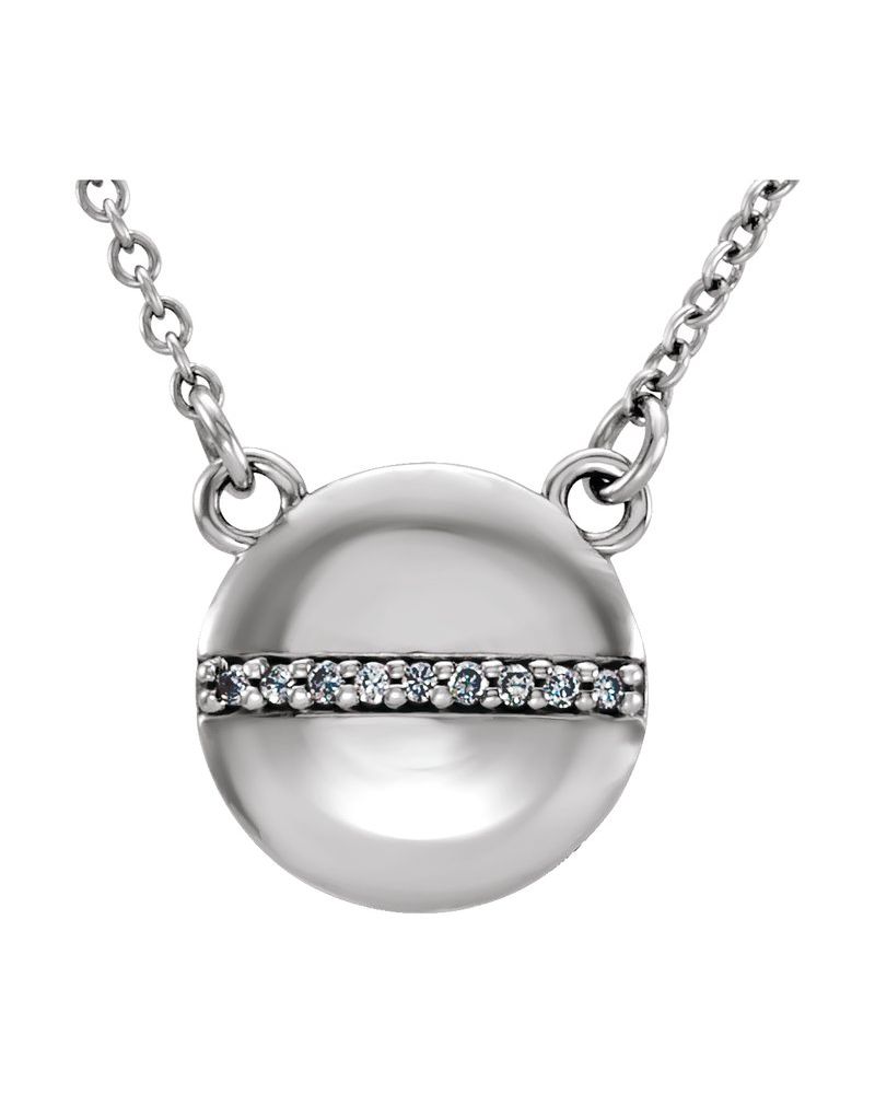 Colar Círculo em Ouro 14k com Diamantes Naturais – Modelo 4