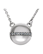 Colar Círculo em Ouro 14k com Diamantes Naturais – Modelo 4