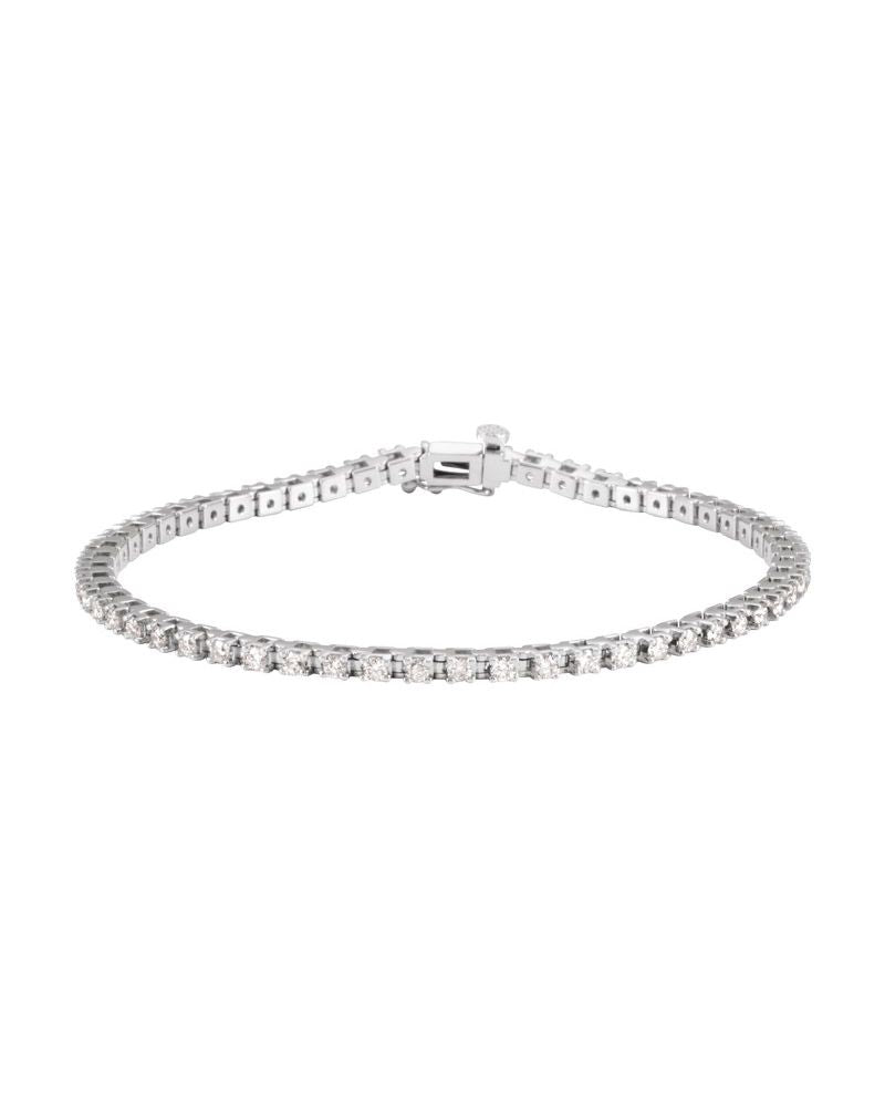 Pulseira Riviera em Ouro 14k com Diamantes Naturais – Modelo 23