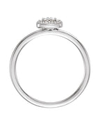 Anel Halo em Ouro 14k com Diamantes Naturais – Modelo 7