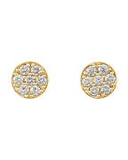 Brinco Cluster em Ouro 14k com Diamantes Naturais – Modelo 3