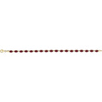 Pulseira riviera granada – Ouro Amarelo 14k
