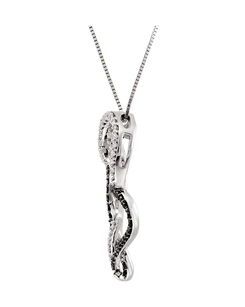 Colar Duplo Coração Cravejado em Ouro 14k com Diamantes Naturais