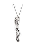 Colar Duplo Coração Cravejado em Ouro 14k com Diamantes Naturais