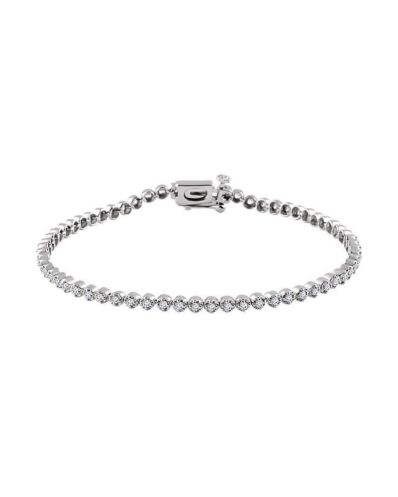 Pulseira Riviera em Ouro 14k com Diamantes Naturais – Modelo 9
