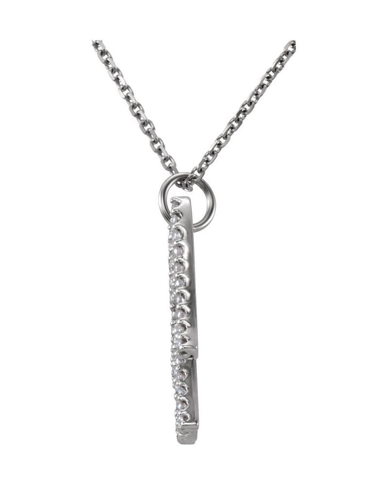 Colar Anjo em Ouro 14k com Diamantes Naturais