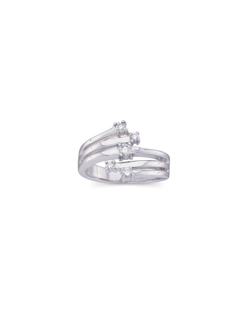 Anel Mão Direita Cravejado em Ouro 14k com Diamantes Naturais – Modelo 4