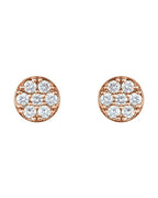Brinco Cluster em Ouro 14k com Diamantes Naturais – Modelo 3