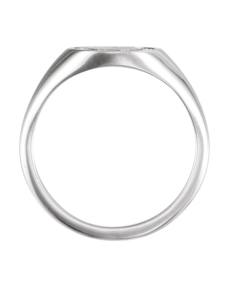 Anel Oval Chevalier Halo em Ouro 14k com Diamantes Naturais