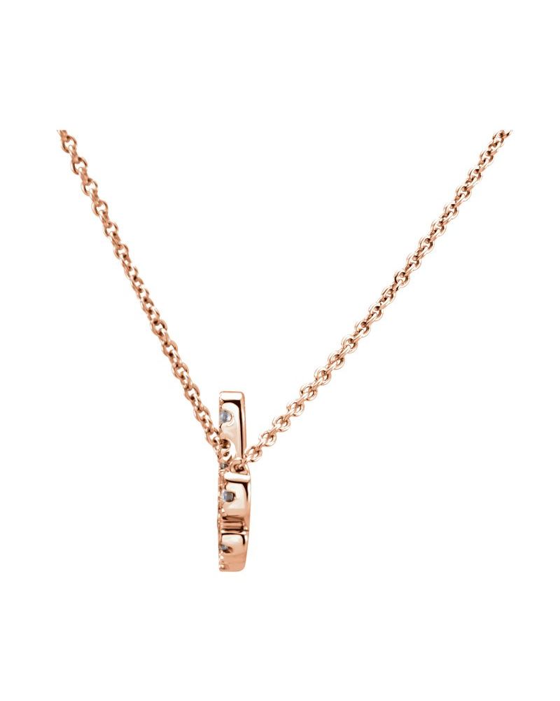 Colar Amor em Ouro 14k com Diamantes Naturais – Modelo 2