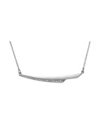 Colar Barra em Ouro 14k com Diamantes Naturais – Modelo 7