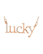 Colar "Lucky" em Ouro 14k com Diamantes Naturais