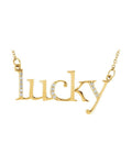 Colar "Lucky" em Ouro 14k com Diamantes Naturais