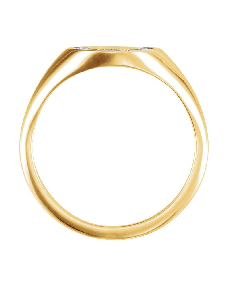 Anel Oval Chevalier Halo em Ouro 14k com Diamantes Naturais