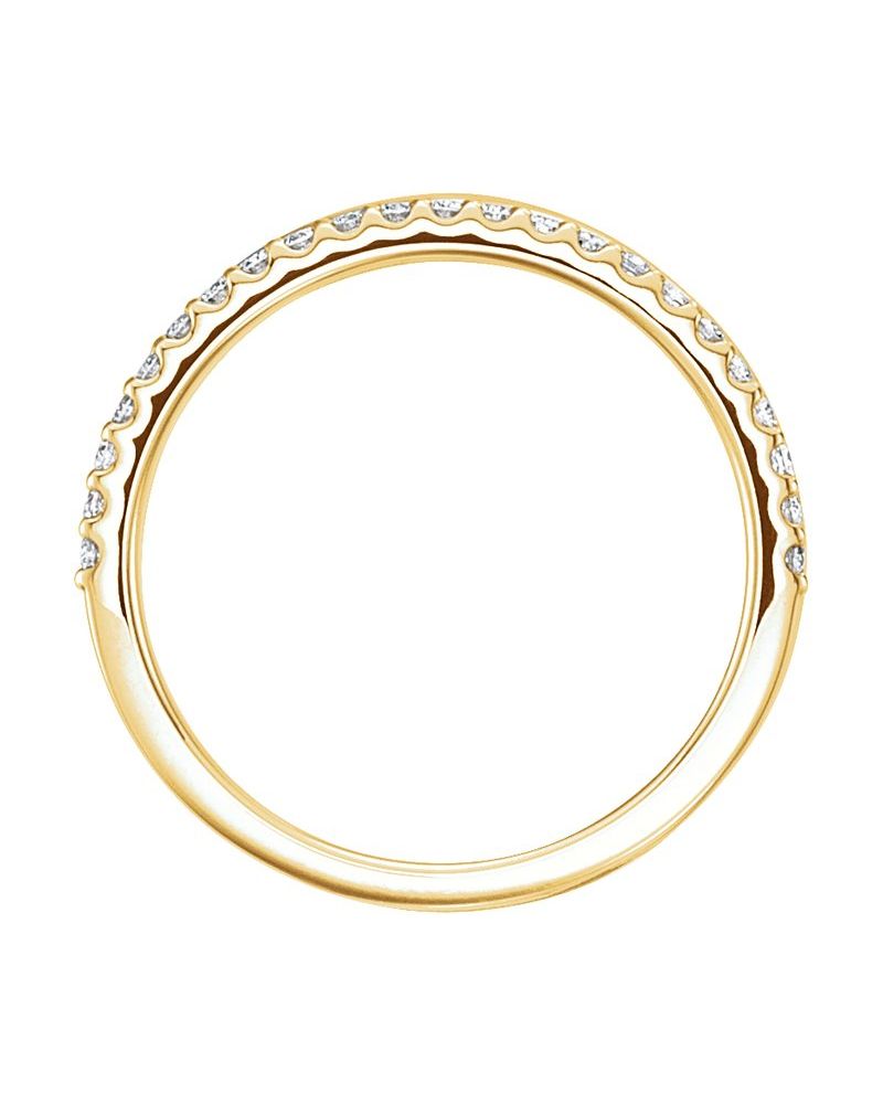 Anel Entrelaçado em Ouro 14k com Diamantes Naturais – Modelo 22