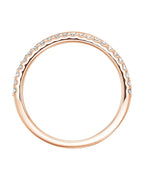Anel Entrelaçado em Ouro 14k com Diamantes Naturais – Modelo 22