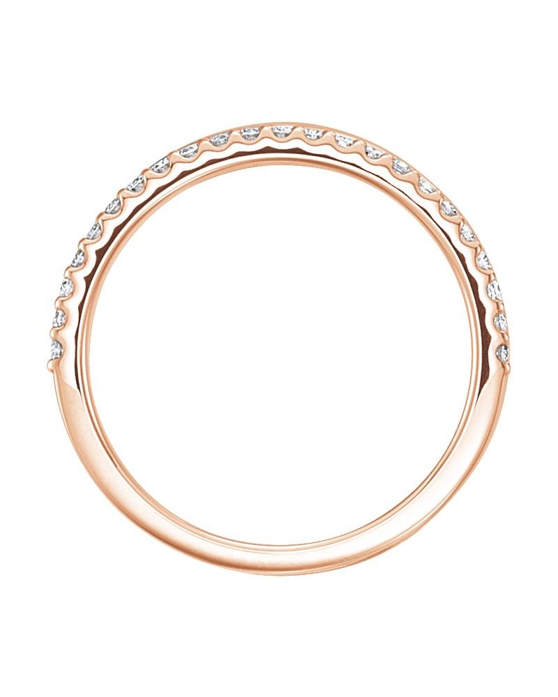 Anel Entrelaçado em Ouro 14k com Diamantes Naturais – Modelo 22