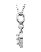 Colar Halo em Ouro 14k com Diamantes Naturais – Modelo 12