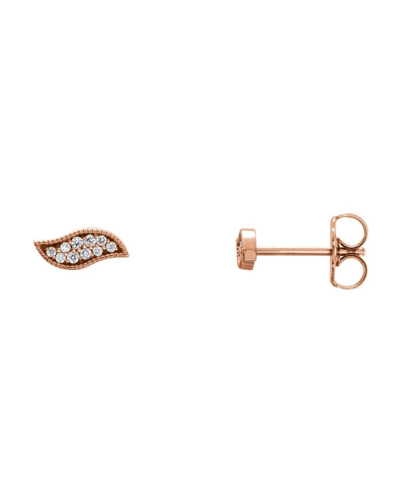 Brinco Geométrico em Ouro 14k com Diamantes Naturais – Modelo 12