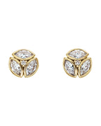 Brinco Cluster em Ouro 14k com Diamantes Naturais – Modelo 10