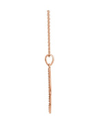 Colar Pena em Ouro 14k com Diamantes Naturais