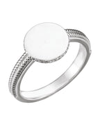 Anel Redondo Chevalier em Ouro 14k com Diamantes Naturais – Modelo 2